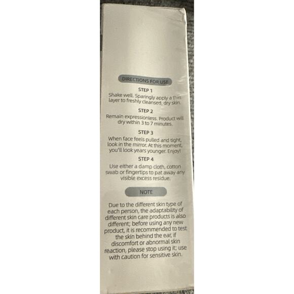 Barubt Temporary Face Tightener 3.4 oz Exp 7/22/27 Tightens & Smooths Appearance - Picture 4 of 4